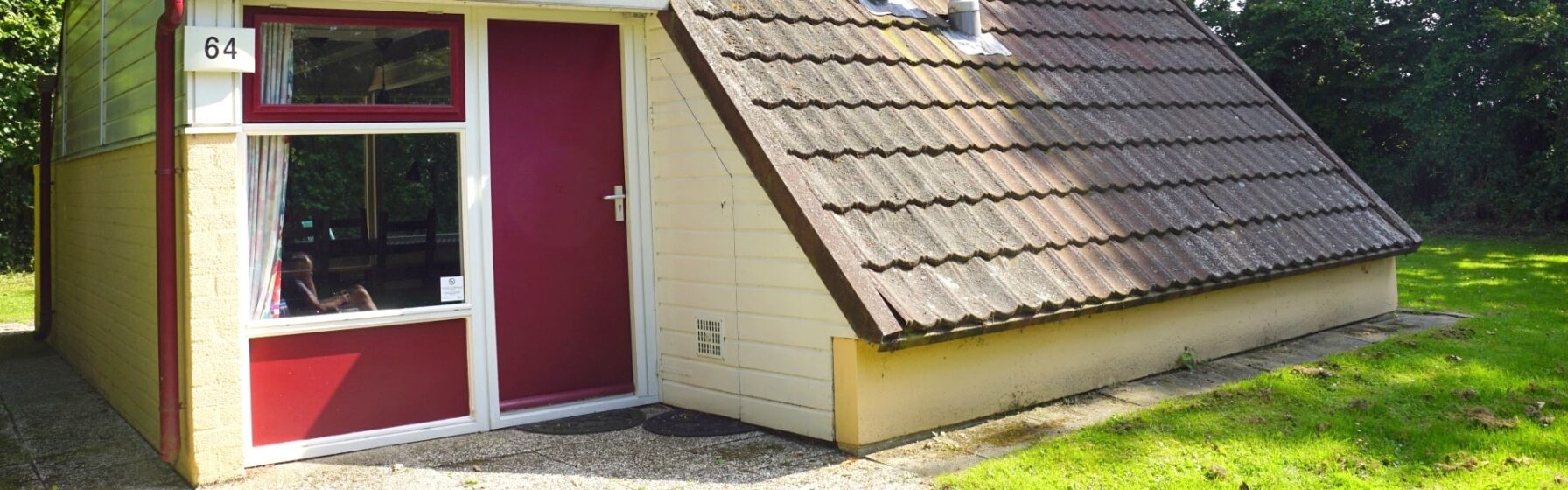 L'entrée du Bungalow 64 au village vacances Simpelveld, Limbourg du Sud